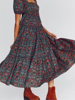 chinese dress ladies Free People Women's Juno Maxi Dress, Guava Combo, Pink, Stripe, S at Amazon  Women's Clothing store main image 1